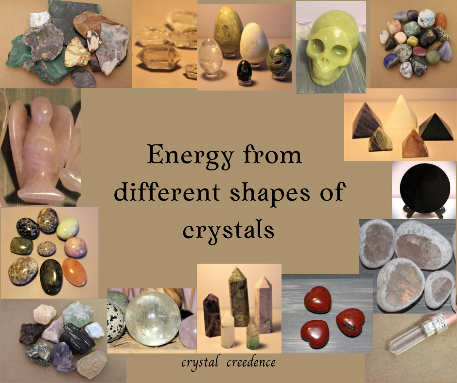 Energy from different forms of crystals
