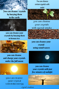 How to cleanse your crystals