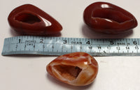 Carnelian druzy egg (small)