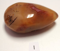 Carnelian druzy egg (small)