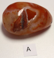 Carnelian druzy egg (small)