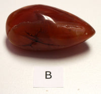 Carnelian druzy egg (small)