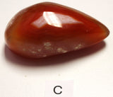 Carnelian druzy egg (small)