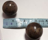 Black moonstone sphere