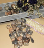 Black moonstone tumbles