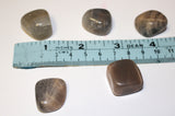 Black moonstone tumbles