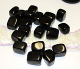 Black obsidian tumbles