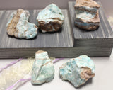 Blue Aragonite raw