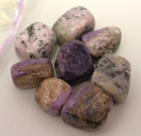 Charoite tumbles