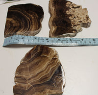 Chocolate Calcite slices