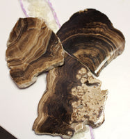 Chocolate Calcite slices