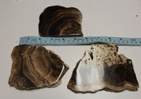 Chocolate Calcite slices