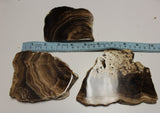 Chocolate Calcite slices