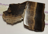 Chocolate Calcite slices