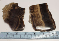 Chocolate Calcite slices