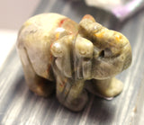 carved crystal elephant