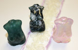 Goddess carving