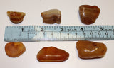 Honey agate tumbles