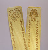 Wooden incense holders