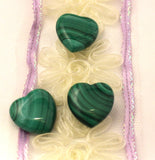 Malachite heart