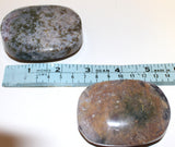 Moss agate palmstone