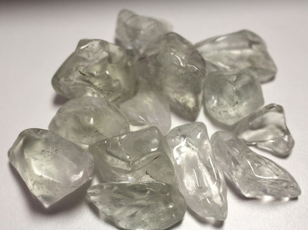 Prasiolite semi-polished tumbles