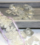 Prasiolite semi-polished tumbles