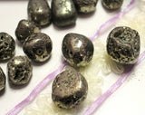 Pyrite tumbles