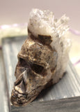 Quartz cluster skull