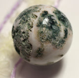 Tree agate sphere