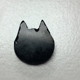 Carved cat cabochon