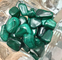 Malachite tumbles