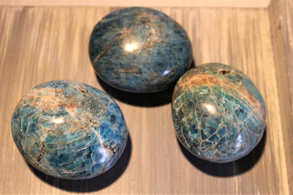 Apatite palmstone. $25.00 per piece. 2 inches or 5cm in size