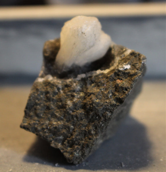 Zeolite-group J. One perfectly formed zeolite on matrix.    Size-1.5 inch or 4cm. $10.00