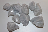 raw blue calcite, $3.00 a piece