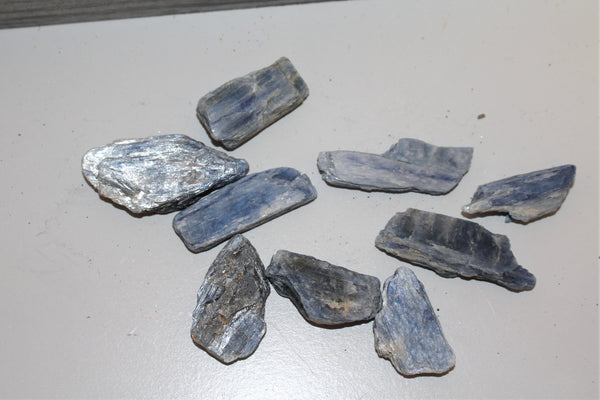 blue kyanite blades, $2.00 per piece