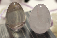 Clear quartz egg