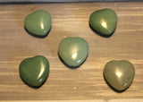 Green Aventurine hearts