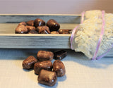 Hessonite Garnet tumbles. Average size-1 inch or 2.5cm . 5.00 dollars per piece