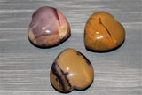 Mookaite hearts. 1inch or 2.5cm in size. $15.50 per piece