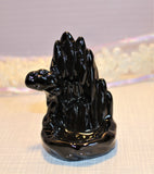 Back flow incense holder/Black cave