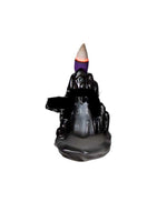 Back flow incense holder/Black cave