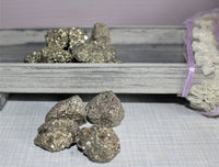 Pyrite chunks. Average Size1-1.5 inches or 2.5-4cm. $3.00 per piece