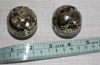 Pyrite spheres
