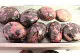 Rhodonite palm stone