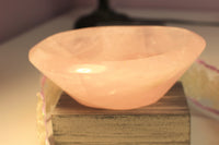 rose quartz bowl, $70.00