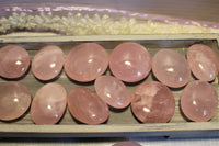 rose quartz palmstone $20.00 per piece 