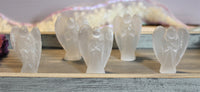 selenite angels 2inches or 5cm in height-$20.00 per piece