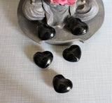 Puffy Shungite Heart.1 inch or 2.5cm in size. $20.00 per piece. 