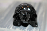 Carved crystal turtle